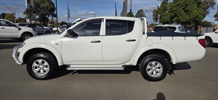 2014 Mitsubishi Triton GLX MN MY15 4X4 Dual Range White