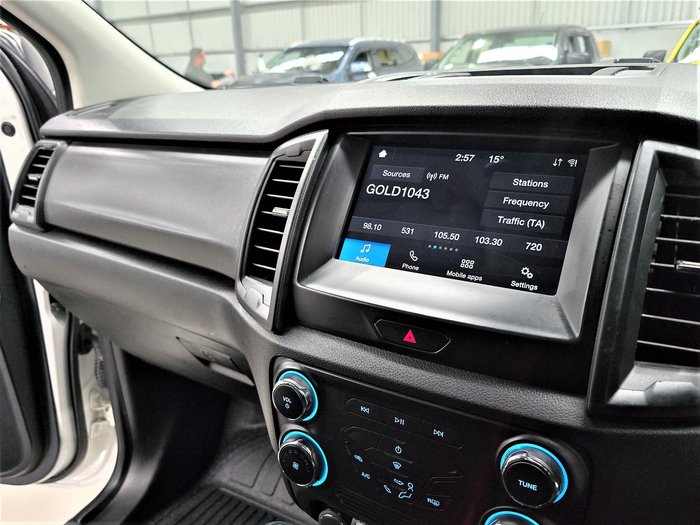 2022 Ford Ranger XL PX MkIII MY21.75 4X4 Dual Range Arctic White