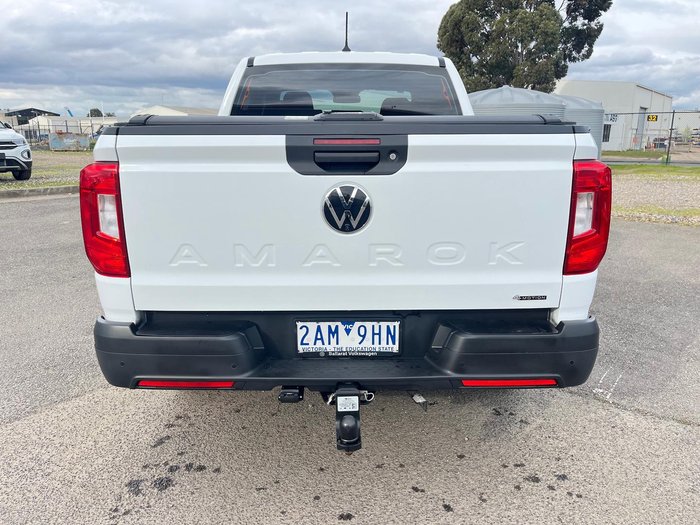 2024 Volkswagen Amarok TDI405 Core NF MY23 4X4 Dual Range Clear White