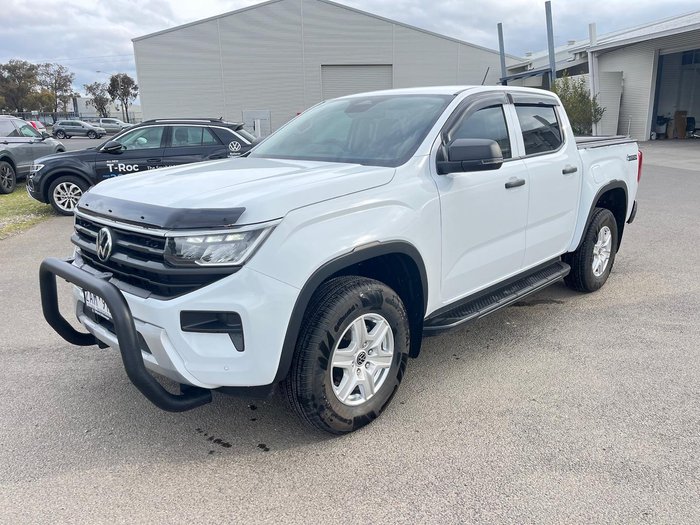 2024 Volkswagen Amarok TDI405 Core NF MY23 4X4 Dual Range Clear White