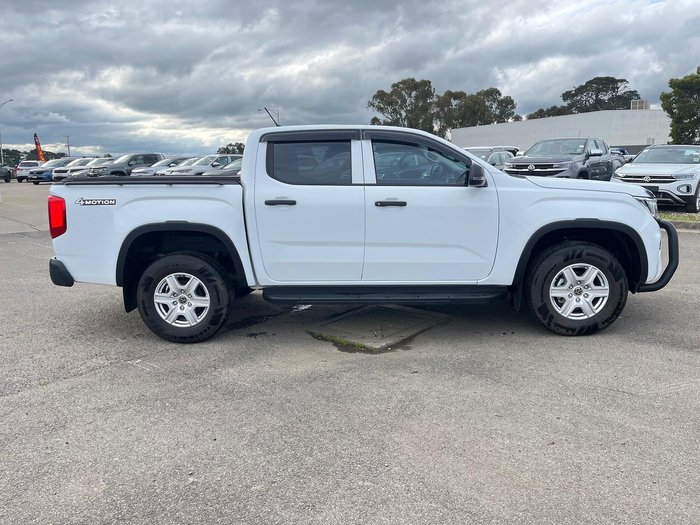 2024 Volkswagen Amarok TDI405 Core NF MY23 4X4 Dual Range Clear White