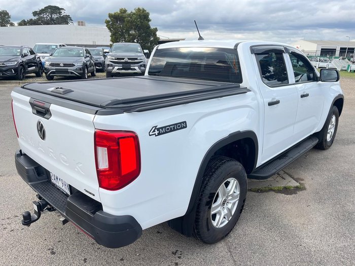 2024 Volkswagen Amarok TDI405 Core NF MY23 4X4 Dual Range Clear White