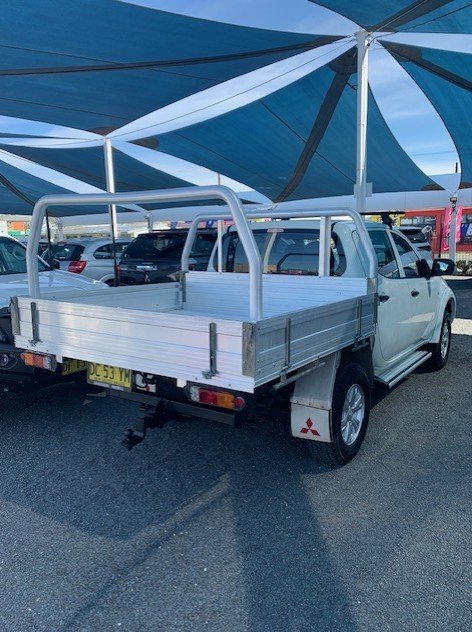 2014 Mitsubishi Triton GLX MN MY15 4X4 Dual Range WHITE