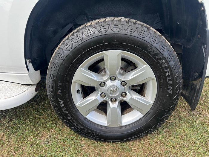 2014 Toyota Landcruiser Prado GXL KDJ150R MY14 4X4 Dual Range Glacier White