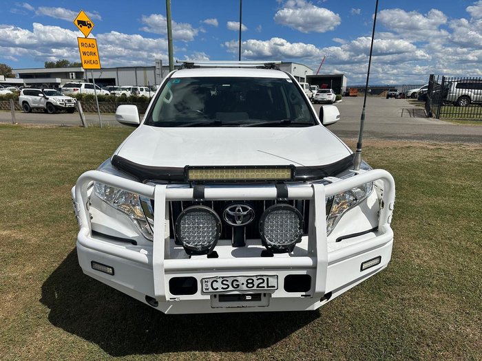 2014 Toyota Landcruiser Prado GXL KDJ150R MY14 4X4 Dual Range Glacier White