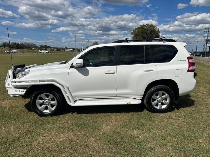 2014 Toyota Landcruiser Prado GXL KDJ150R MY14 4X4 Dual Range Glacier White