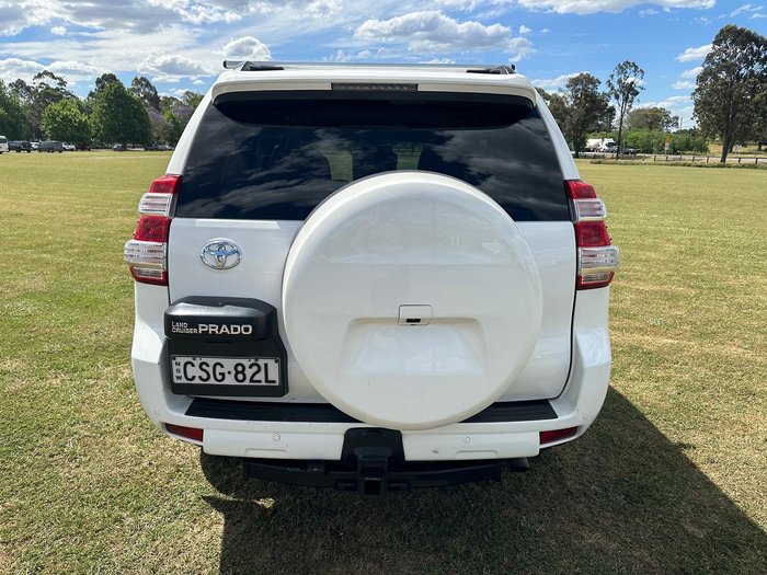 2014 Toyota Landcruiser Prado GXL KDJ150R MY14 4X4 Dual Range Glacier White