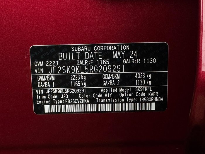 2024 Subaru Forester 2.5i-S