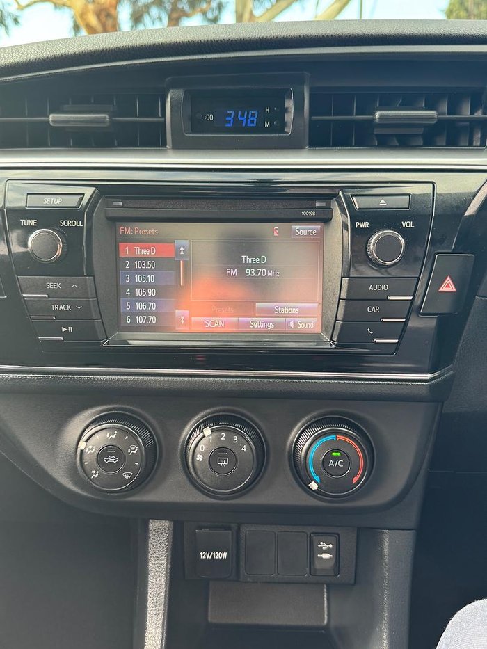 2015 Toyota Corolla Ascent ZRE172R Silver Ash
