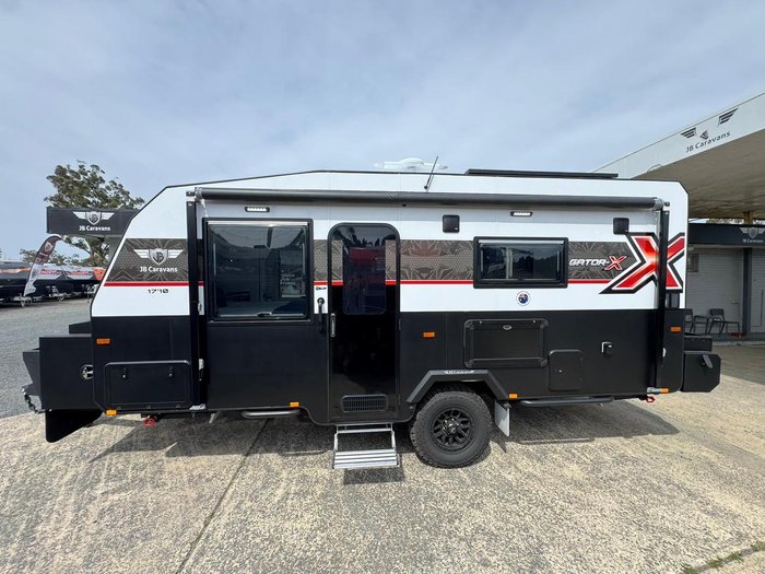 2025 JB Caravans Gator X 17'10 Front Door