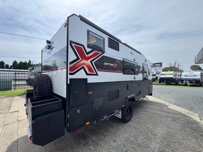 2025 JB Caravans Gator X 17'10 Front Door
