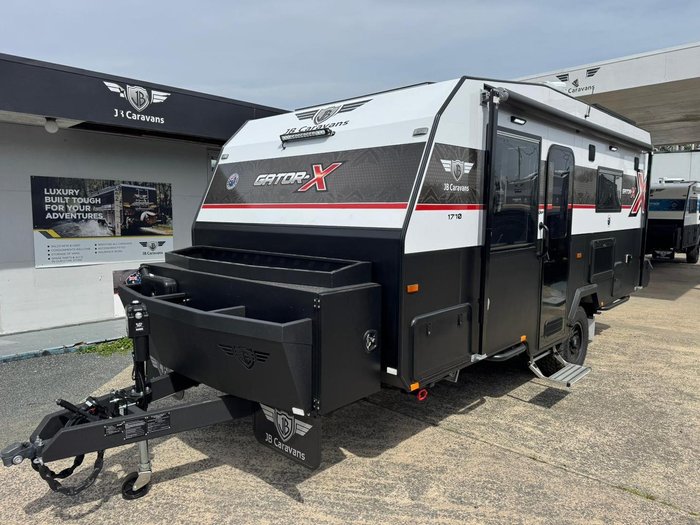 2025 JB Caravans Gator X 17'10 Front Door