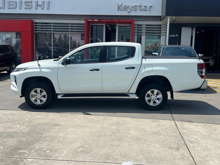 2018 Mitsubishi Triton GLX+ MQ MY18 4X4 Dual Range White