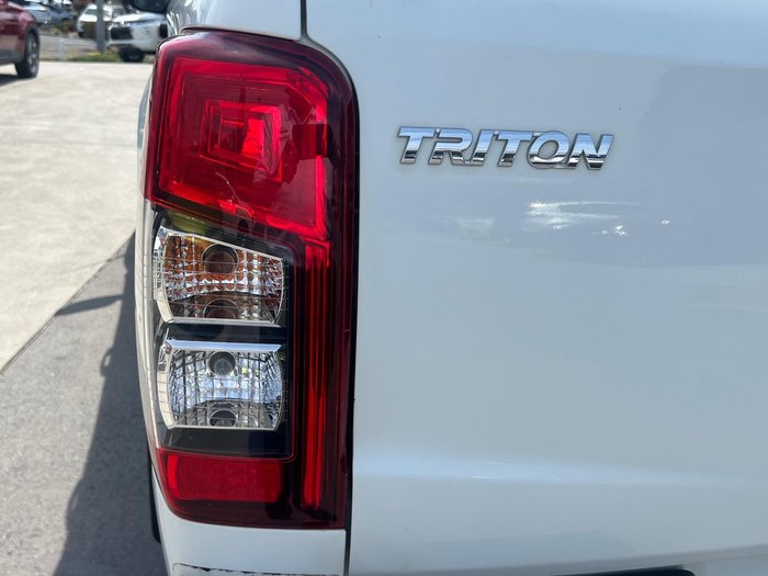 2018 Mitsubishi Triton GLX+ MQ MY18 4X4 Dual Range White