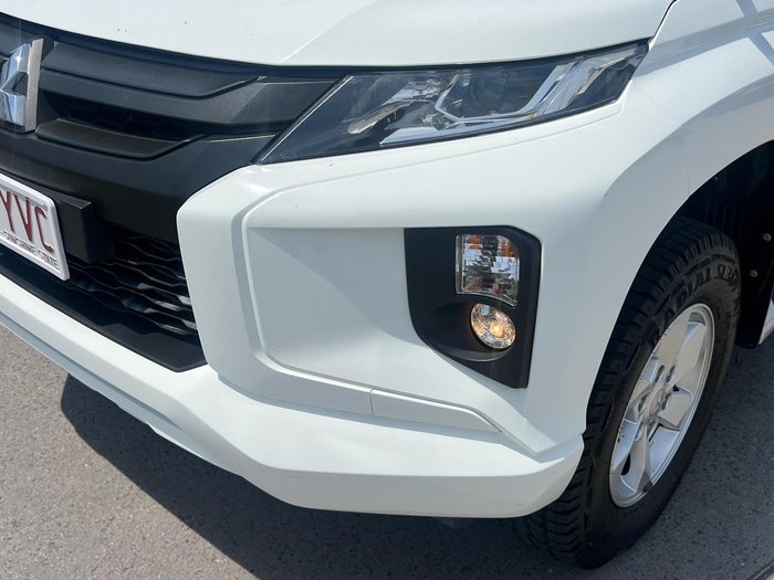 2018 Mitsubishi Triton GLX+ MQ MY18 4X4 Dual Range White