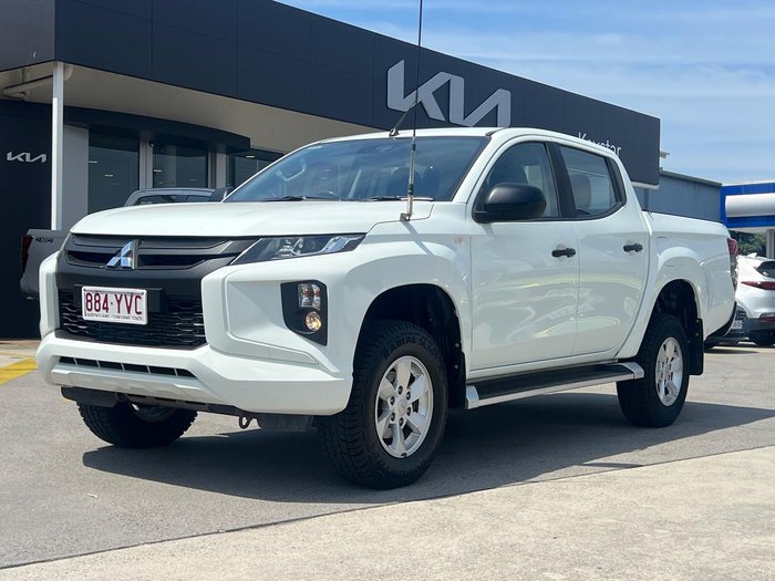 2018 Mitsubishi Triton GLX+ MQ MY18 4X4 Dual Range White