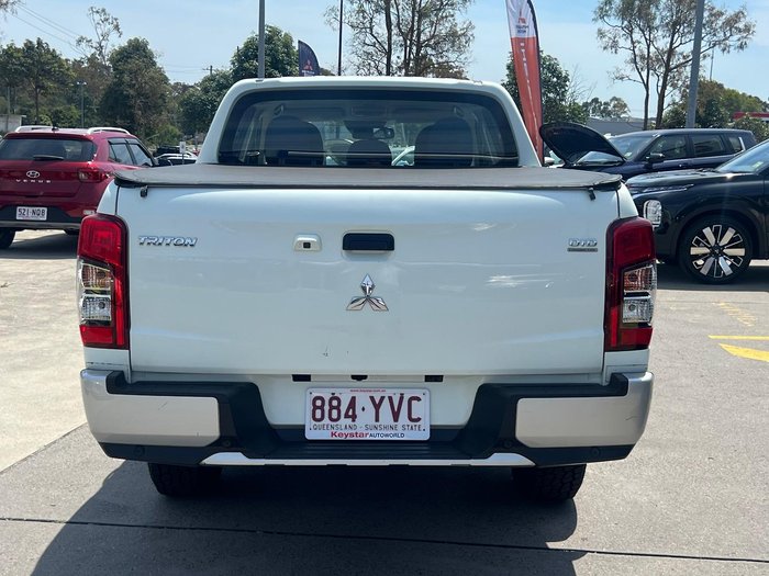 2018 Mitsubishi Triton GLX+ MQ MY18 4X4 Dual Range White