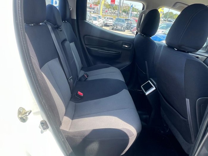 2018 Mitsubishi Triton GLX+ MQ MY18 4X4 Dual Range White