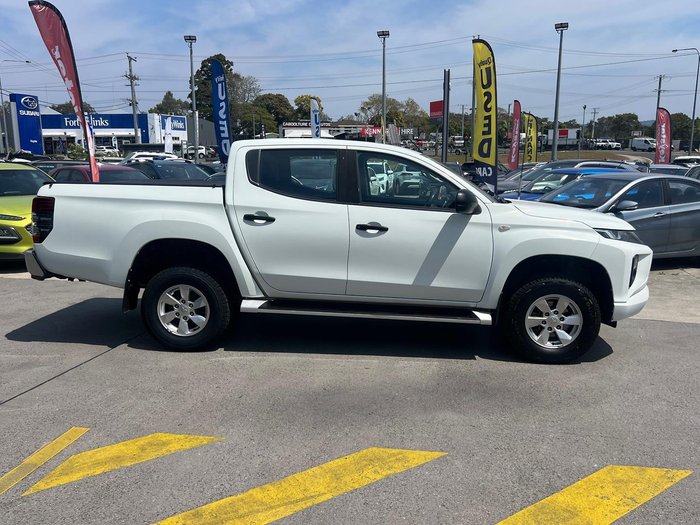 2018 Mitsubishi Triton GLX+ MQ MY18 4X4 Dual Range White