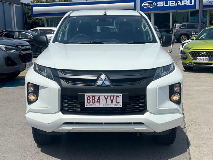 2018 Mitsubishi Triton GLX+ MQ MY18 4X4 Dual Range White