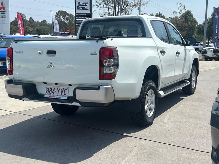 2018 Mitsubishi Triton GLX+ MQ MY18 4X4 Dual Range White
