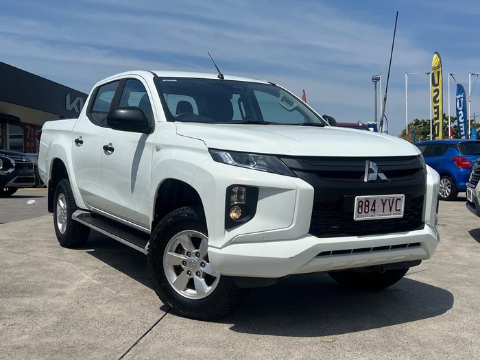 2018 Mitsubishi Triton GLX+ MQ MY18 4X4 Dual Range White