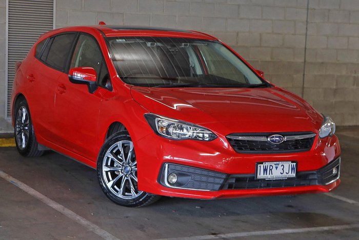 2022 Subaru Impreza 2.0i Premium G5 MY22 AWD Pure Red