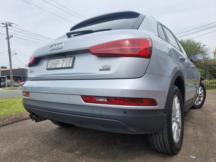 2015 Audi Q3 TDI 8U MY15 Four Wheel Drive Florett Silver