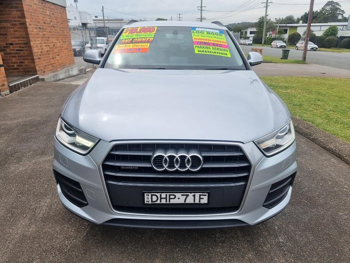 2015 Audi Q3 TDI 8U MY15 Four Wheel Drive Florett Silver