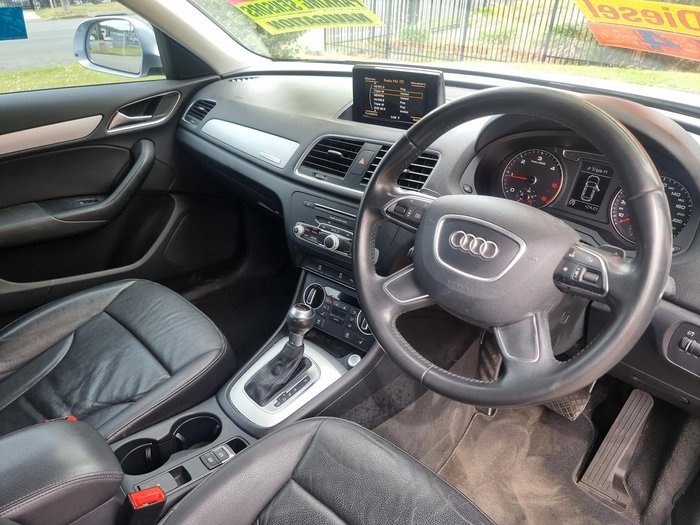 2015 Audi Q3 TDI 8U MY15 Four Wheel Drive Florett Silver