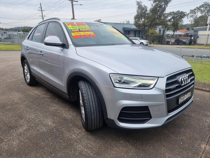 2015 Audi Q3 TDI 8U MY15 Four Wheel Drive Florett Silver