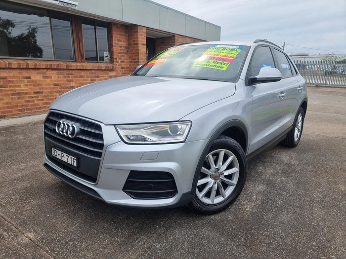 2015 Audi Q3 TDI 8U MY15 Four Wheel Drive Florett Silver