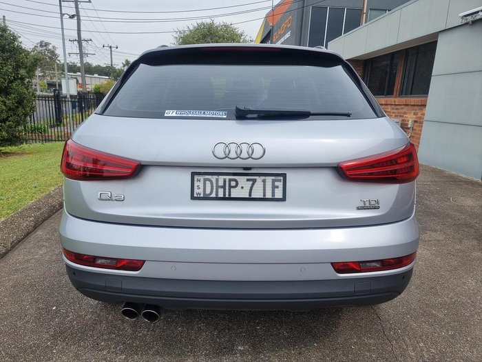 2015 Audi Q3 TDI 8U MY15 Four Wheel Drive Florett Silver