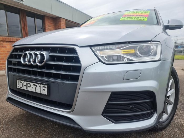 2015 Audi Q3 TDI 8U MY15 Four Wheel Drive Florett Silver