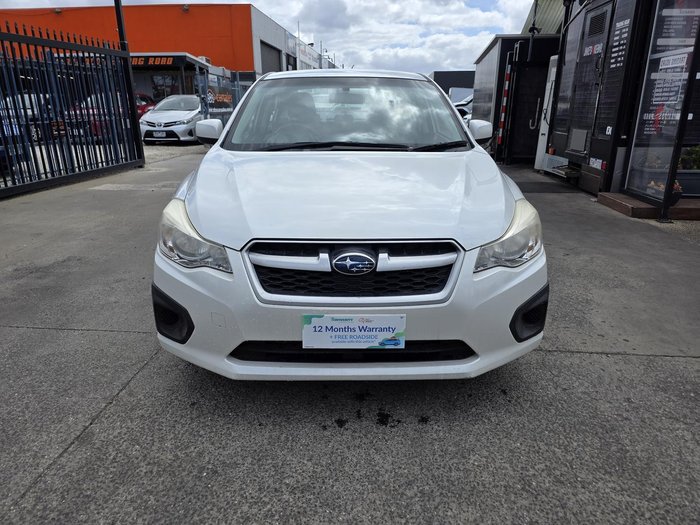 2013 Subaru Impreza 2.0i G4 MY13 AWD Satin White Pearl