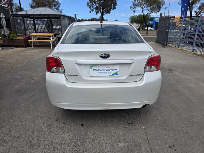 2013 Subaru Impreza 2.0i G4 MY13 AWD Satin White Pearl