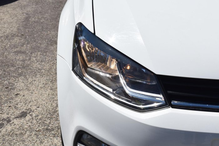 2016 Volkswagen Polo 81TSI Comfortline 6R MY16 Pure White