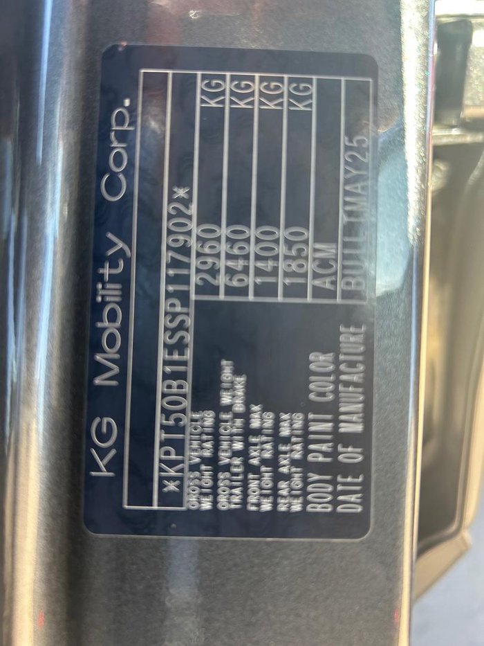 2025 KGM Rexton ELX
