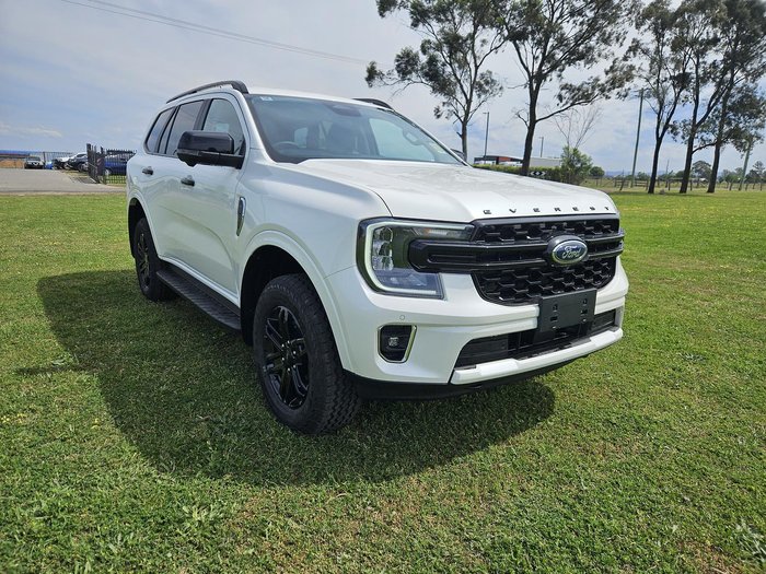 2025 Ford Everest Black Edition MY25.50 4X4 Dual Range Alabaster White