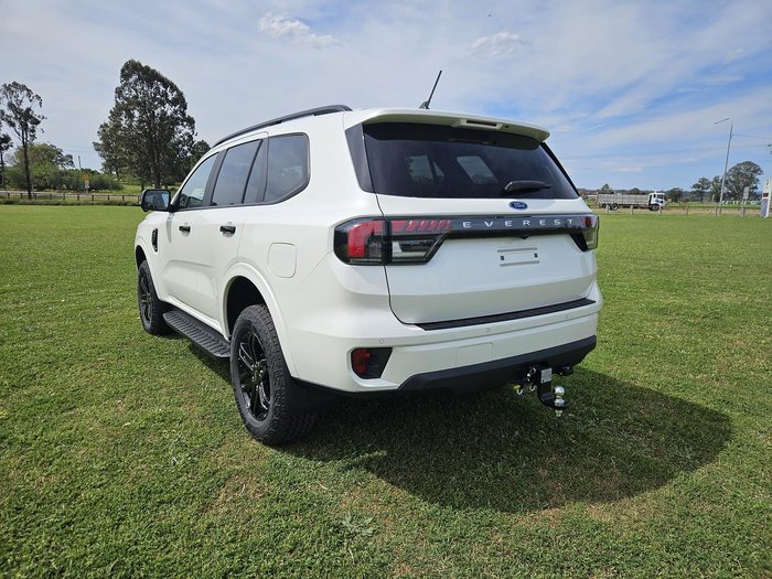 2025 Ford Everest Black Edition MY25.50 4X4 Dual Range Alabaster White