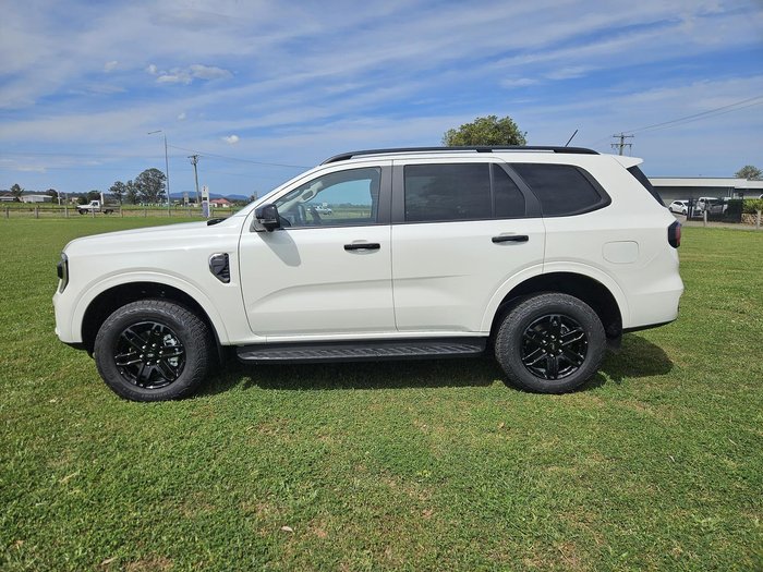 2025 Ford Everest Black Edition MY25.50 4X4 Dual Range Alabaster White