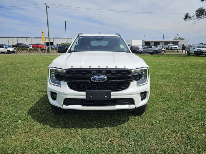 2025 Ford Everest Black Edition MY25.50 4X4 Dual Range Alabaster White