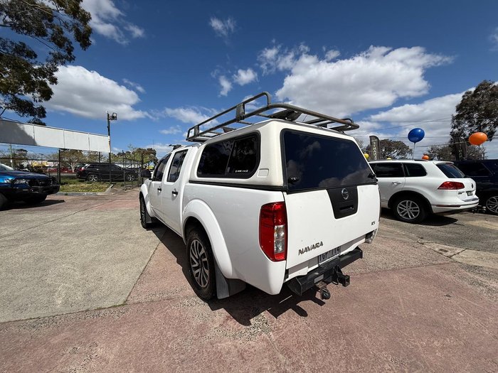 2011 Nissan Navara RX D40 4X4 Dual Range Polar White