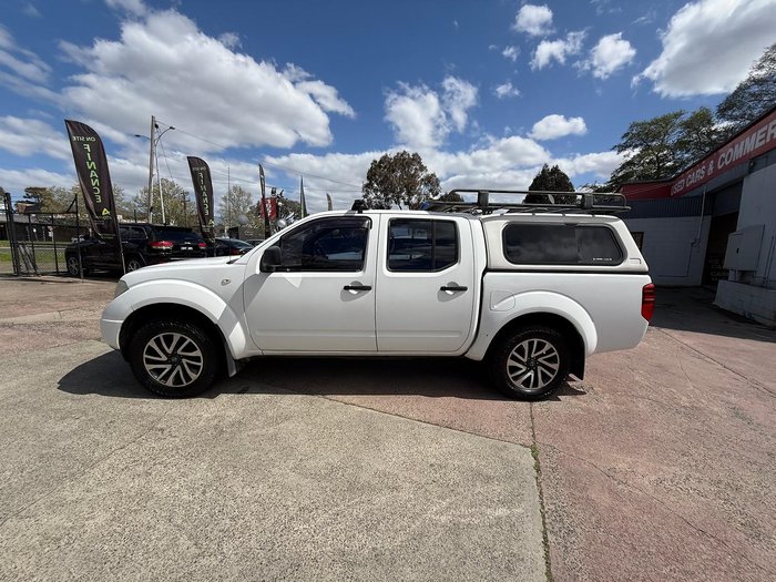 2011 Nissan Navara RX D40 4X4 Dual Range Polar White