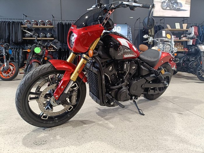 2025 INDIAN SCOUT 101 SUNSET RED