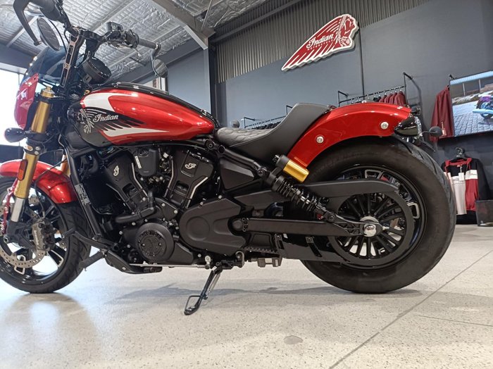 2025 INDIAN SCOUT 101 SUNSET RED