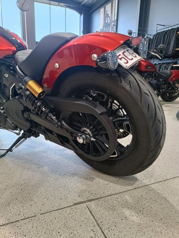 2025 INDIAN SCOUT 101 SUNSET RED