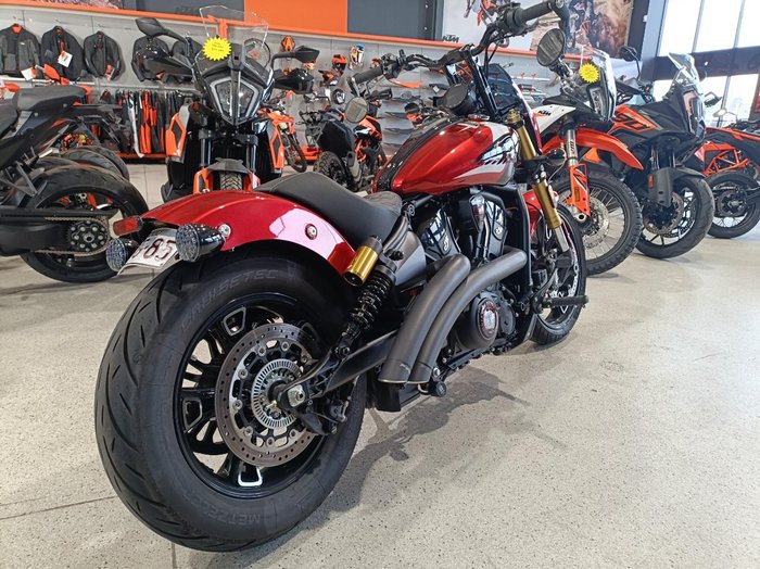 2025 INDIAN SCOUT 101 SUNSET RED