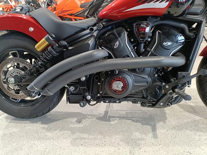 2025 INDIAN SCOUT 101 SUNSET RED