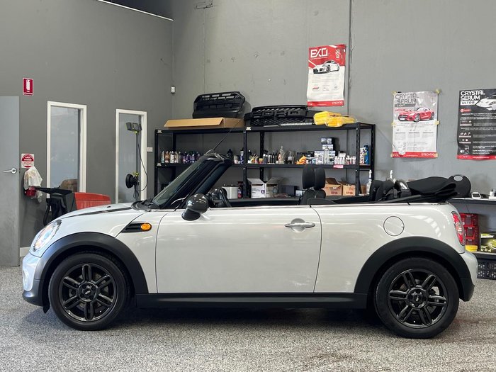 2012 MINI Cabrio Cooper R57 LCI White Silver